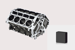 BN-S300 Solid CBN Inserts fine milling engine cylinder block 