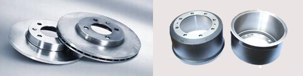 brake disc and brake drum with halnn solid cbn inserts