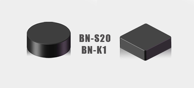 BN-S20 and BN-K1 Solid CBN Inserts