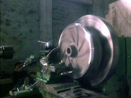 machining impeller with cbn inserts