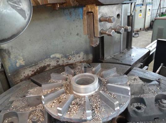 Inner hole of the impeller with solid CBN tool finish turning