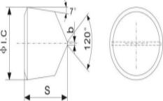 Solid CBN inserts RCGX-V type drawing Solid CBN inserts RCGX-V type drawing