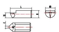 Carbide Notching Tools drawing from Halnn Carbide Notching Tools drawing from Halnn