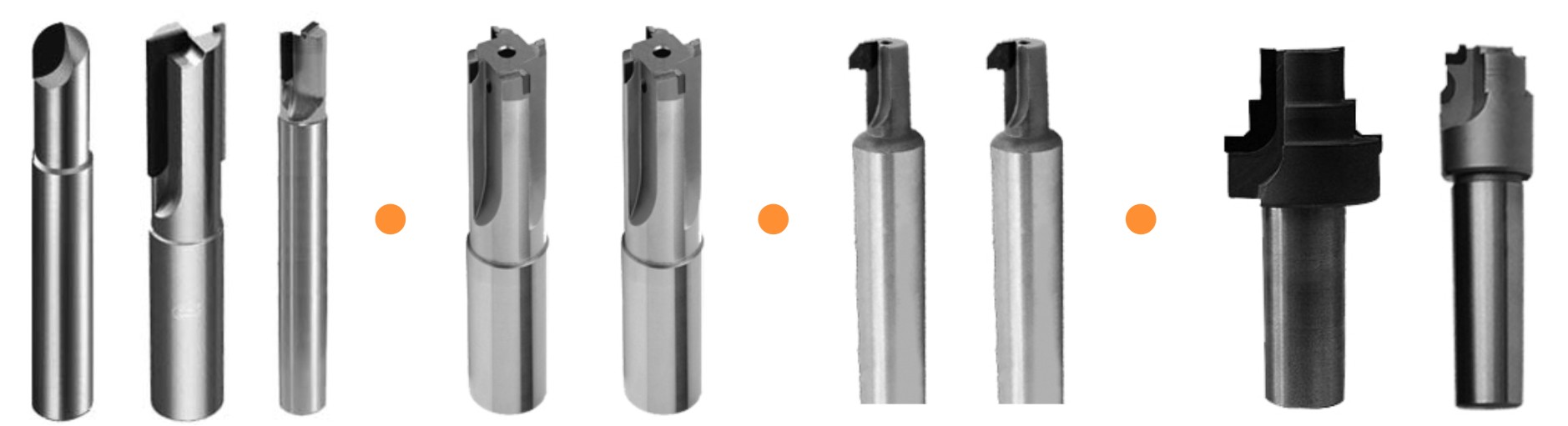 PCD milling reaming boring tools